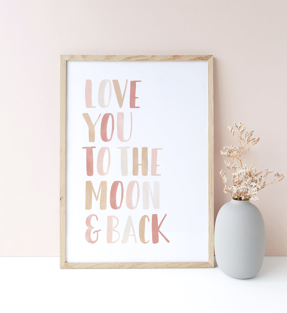 Love You to the Moon and Back Print - PNCP
