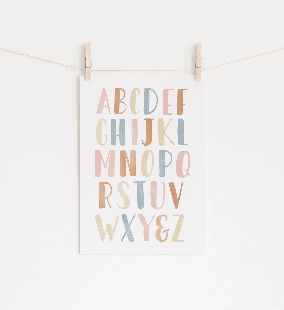 Alphabet and Numbers Set of 2 Prints - BHCP