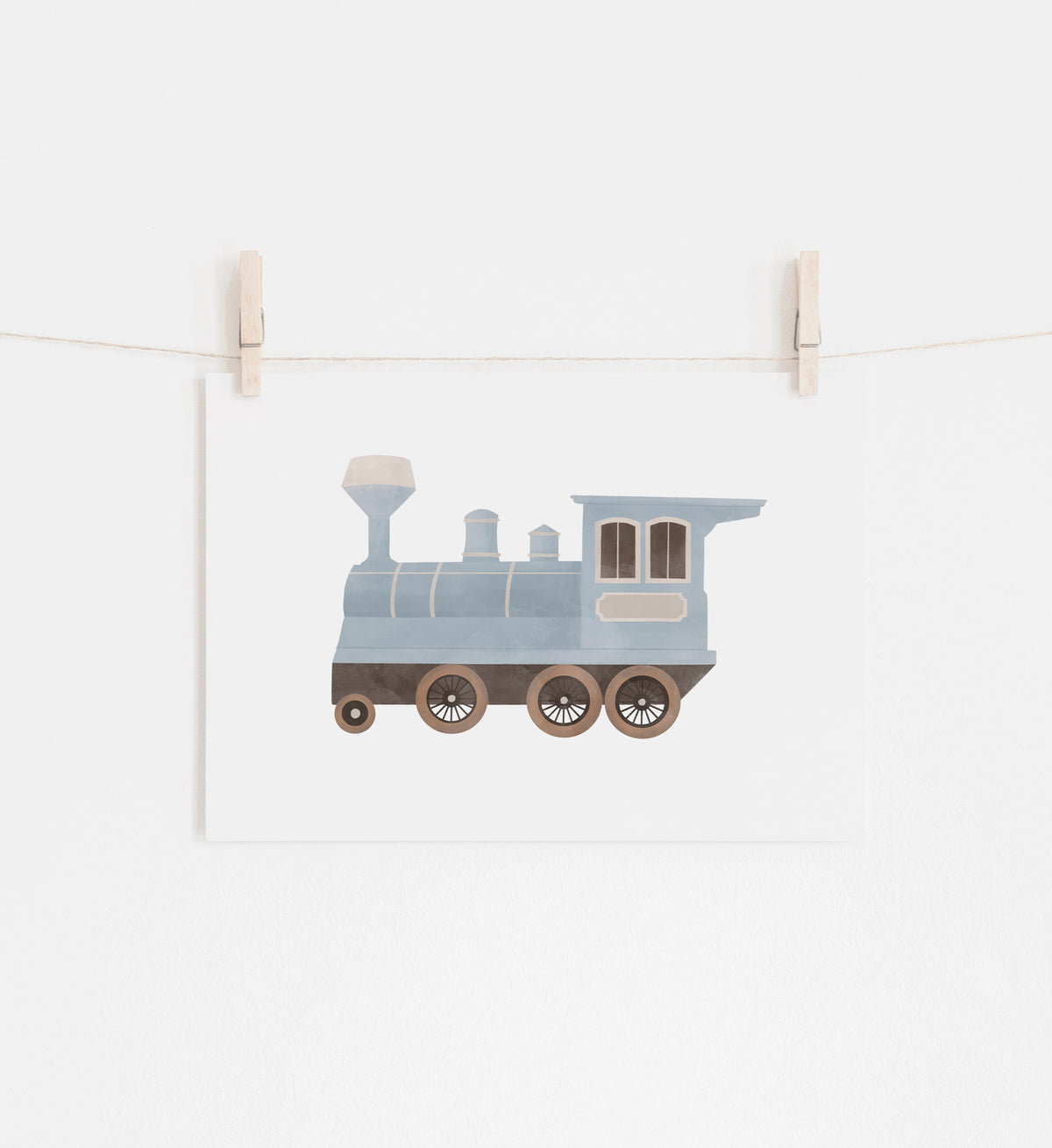 Vintage Train Print