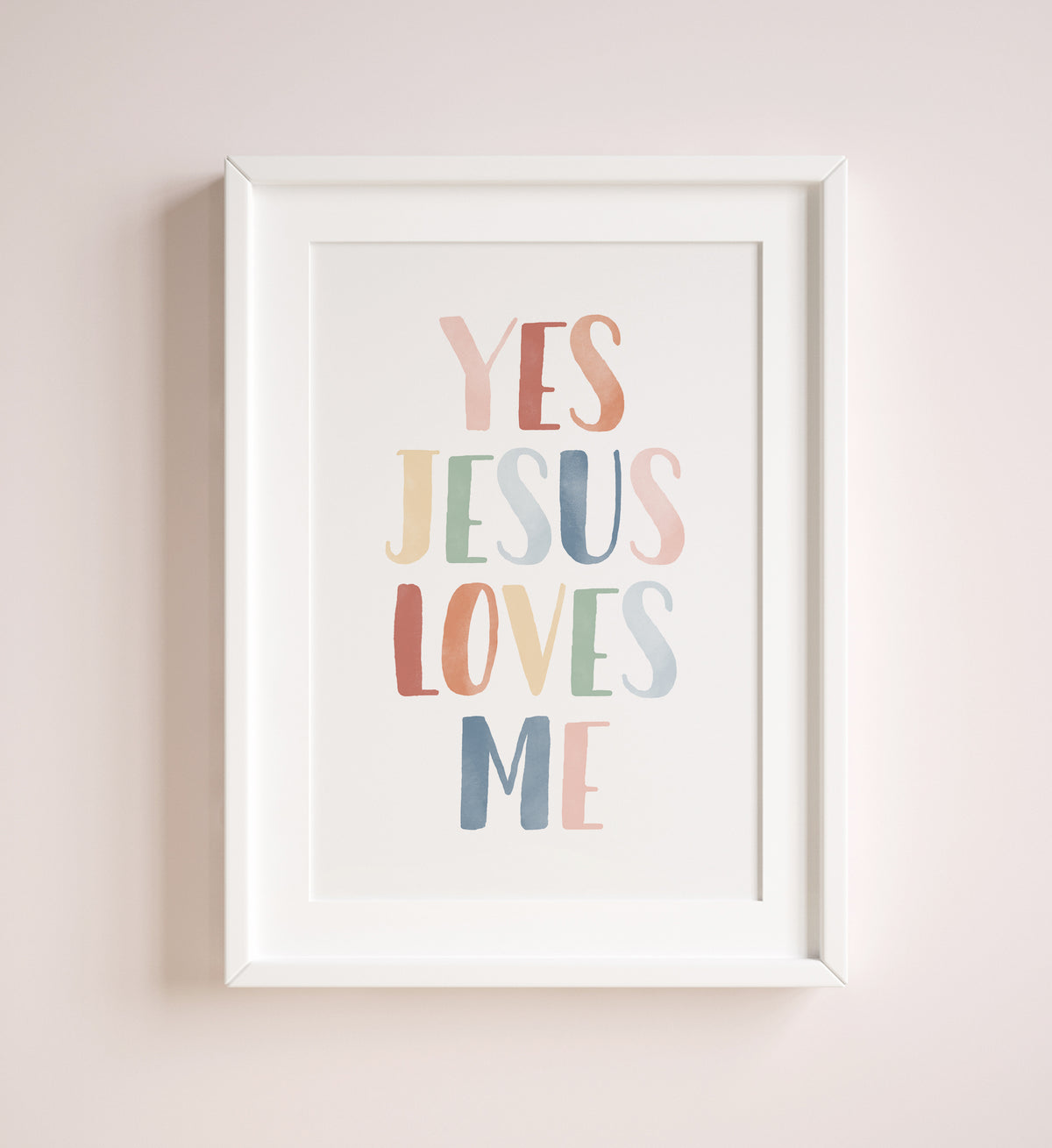 Yes Jesus Loves Me Print - MRCP