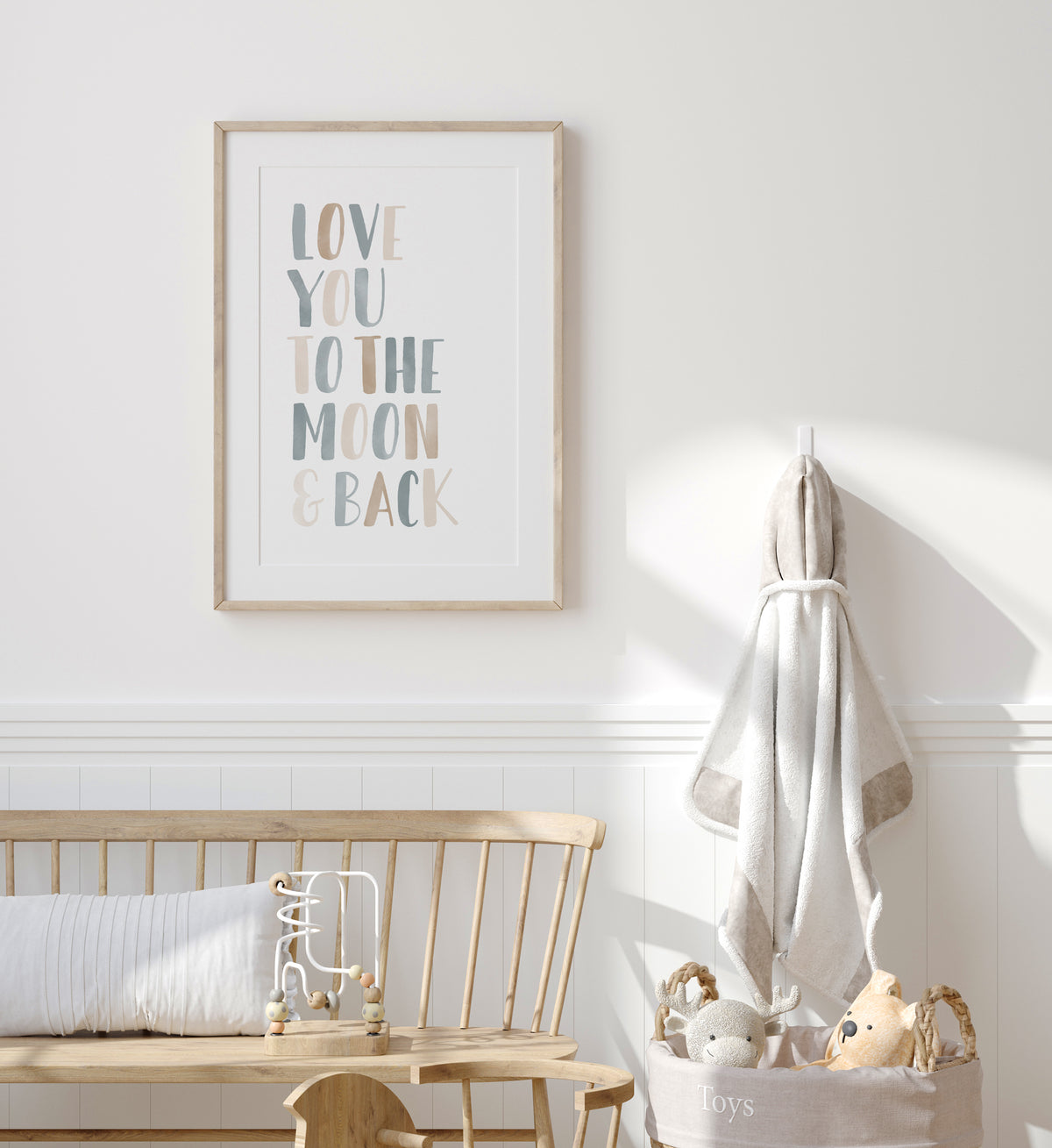Love You to the Moon and Back Print - BNCP