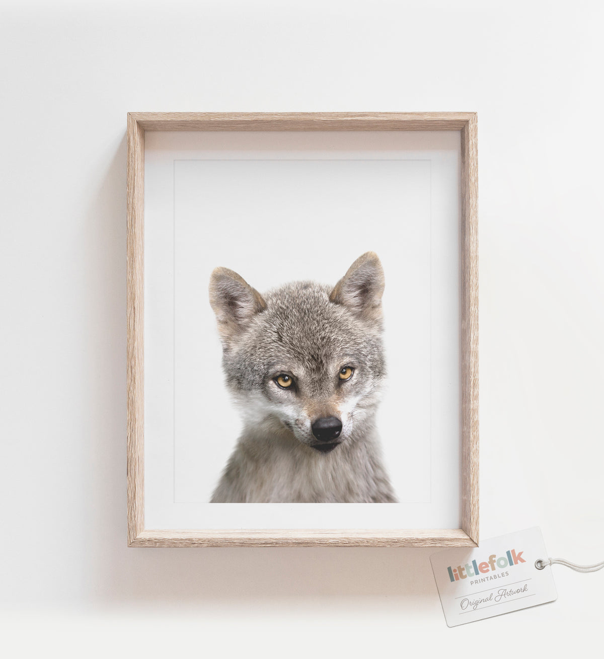 Baby Wolf Print