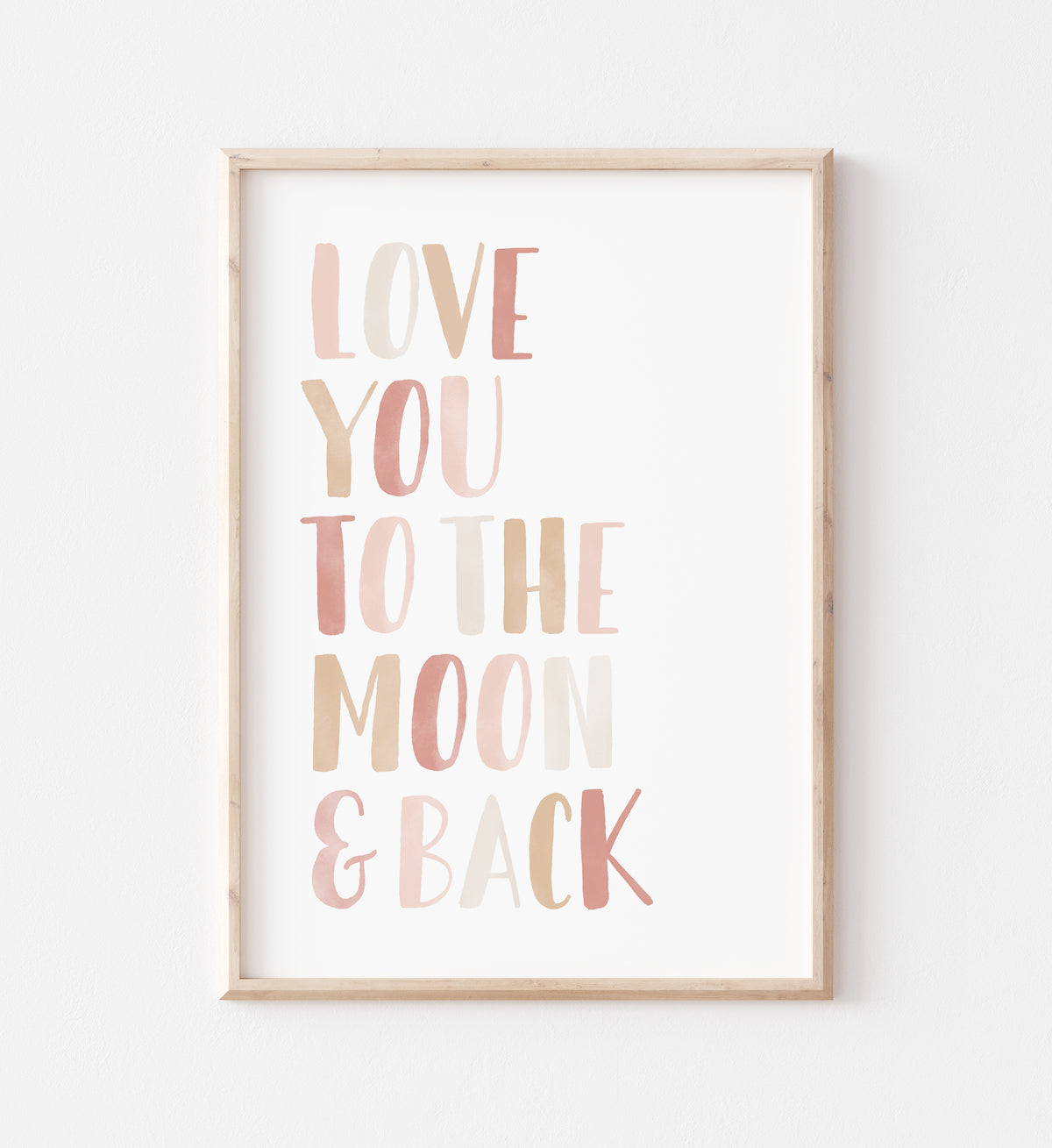 Love You to the Moon and Back Print - PNCP