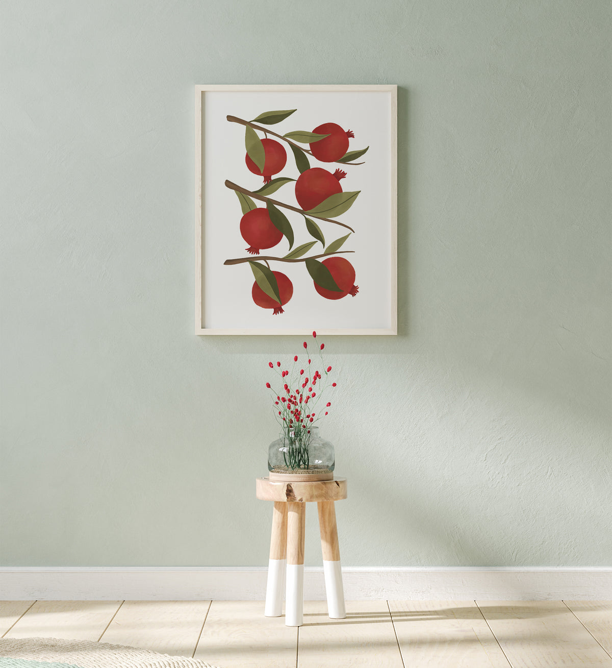 Pomegranates Botanical Print
