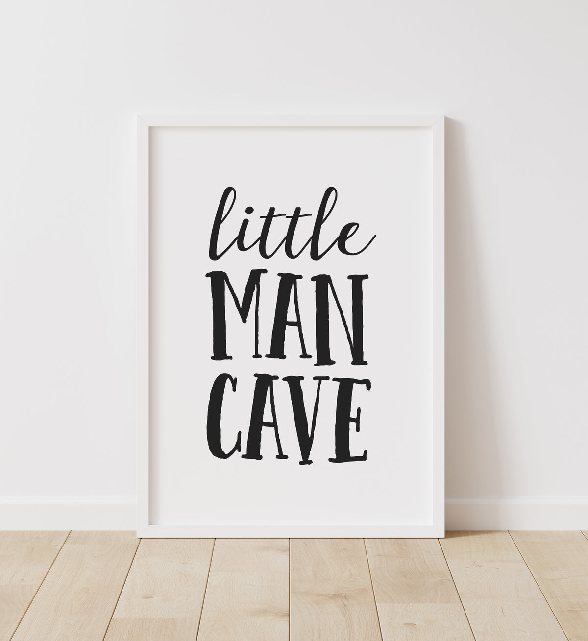 Little Man Cave Print