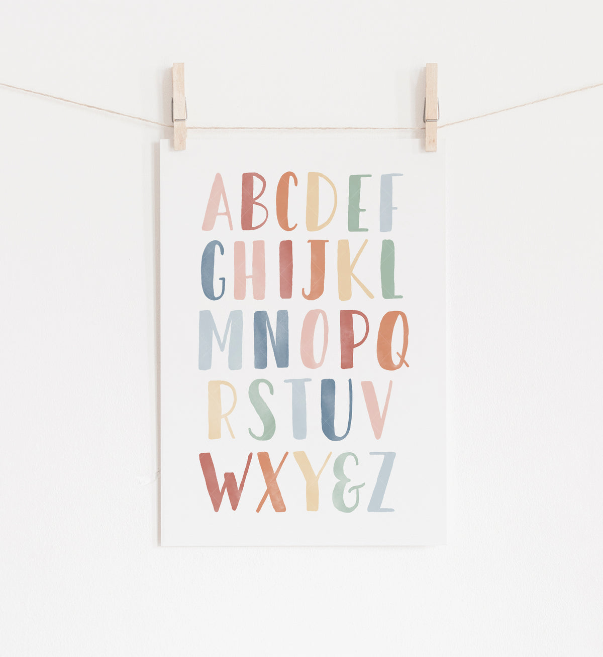 Alphabet and Numbers Set of 2 Prints - MRCP