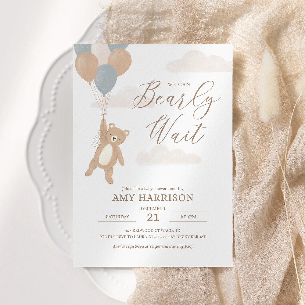 We Can Bearly Wait (Blue) - 1008