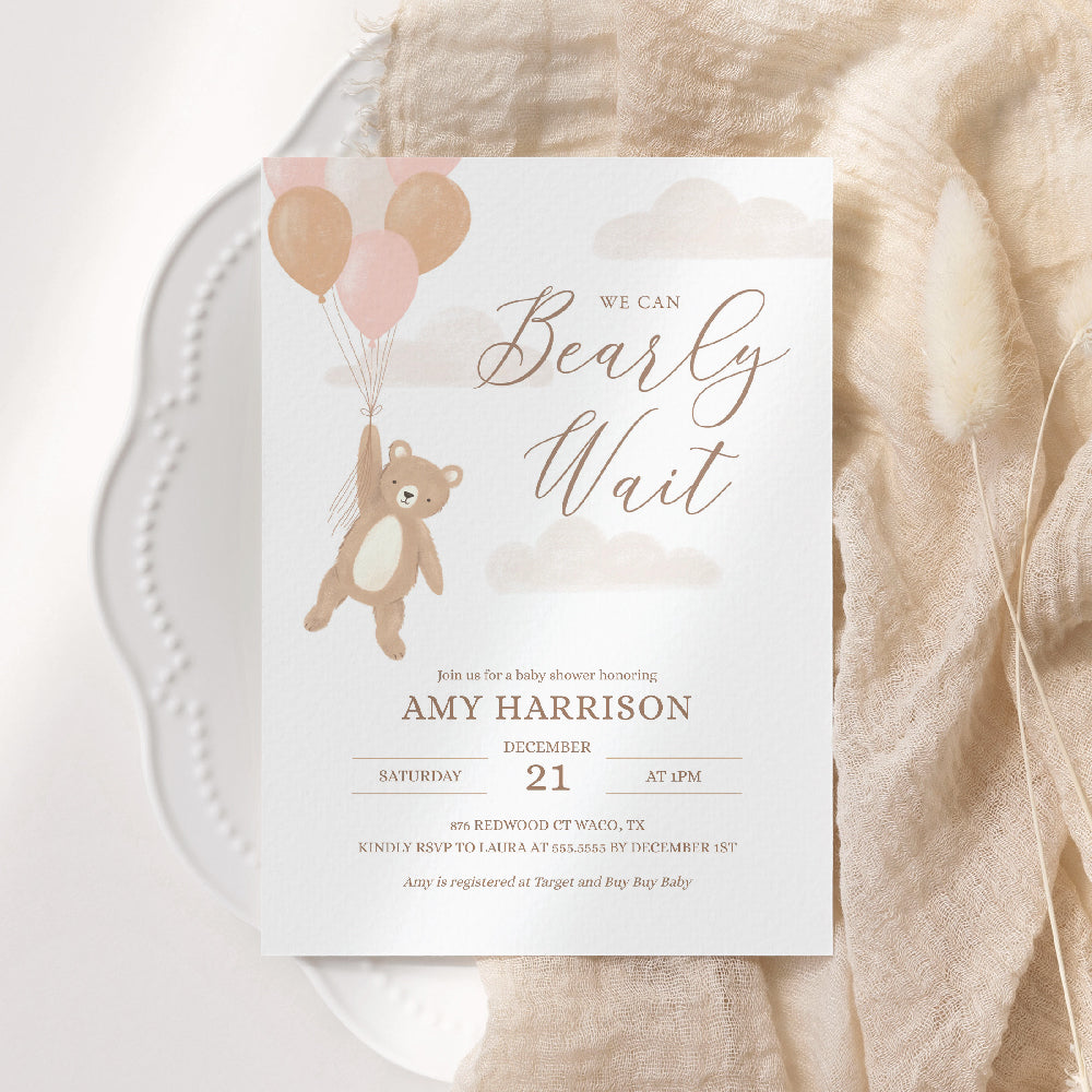 We Can Bearly Wait (Pink) - 1009