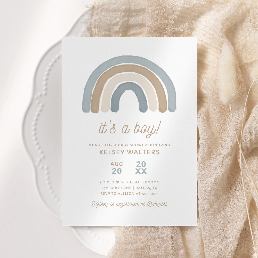 Blue Rainbow Baby Shower - 1026