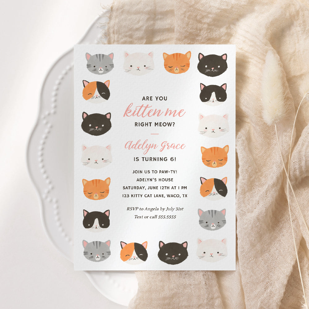 Kitten Birthday Party
