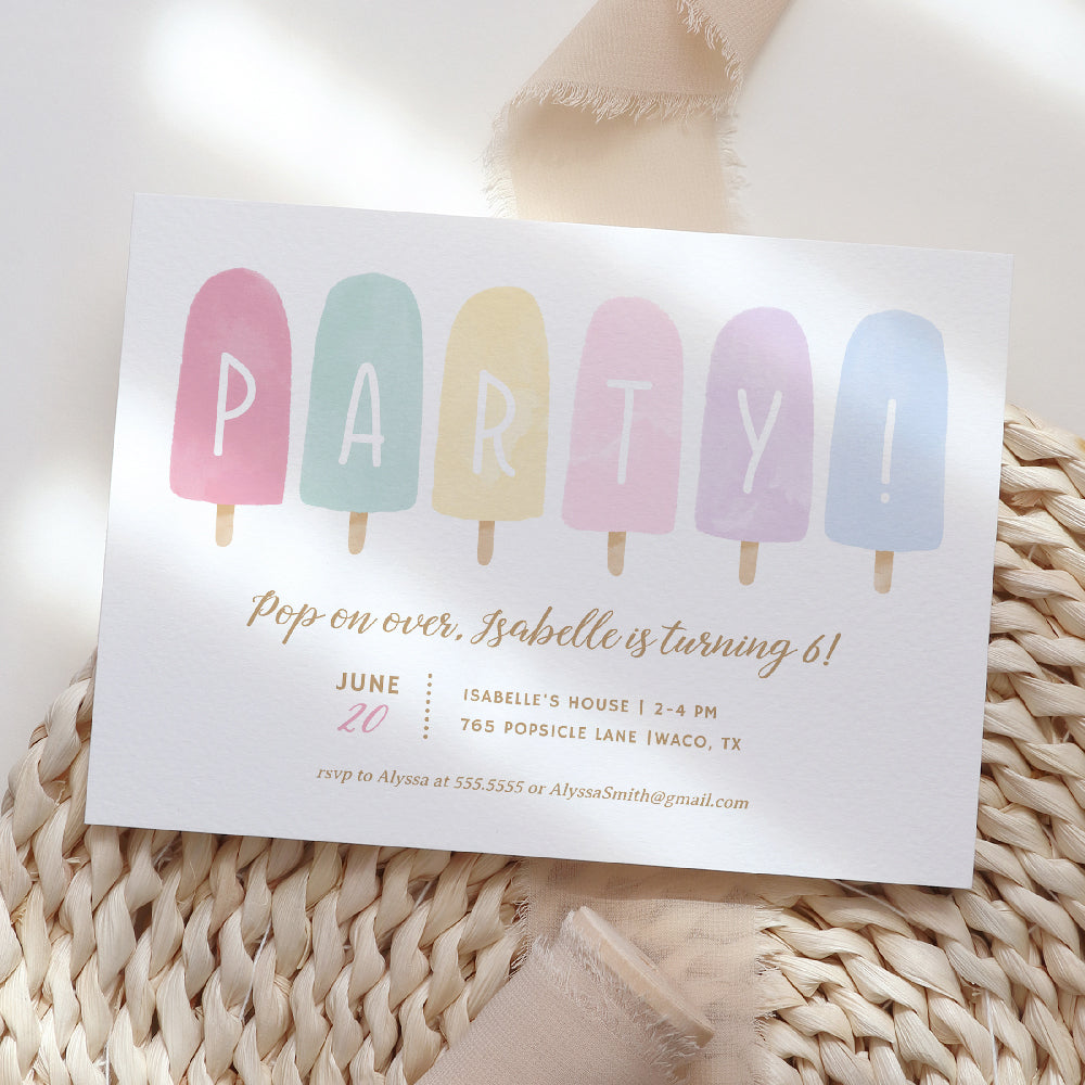 Popsicle Birthday Party