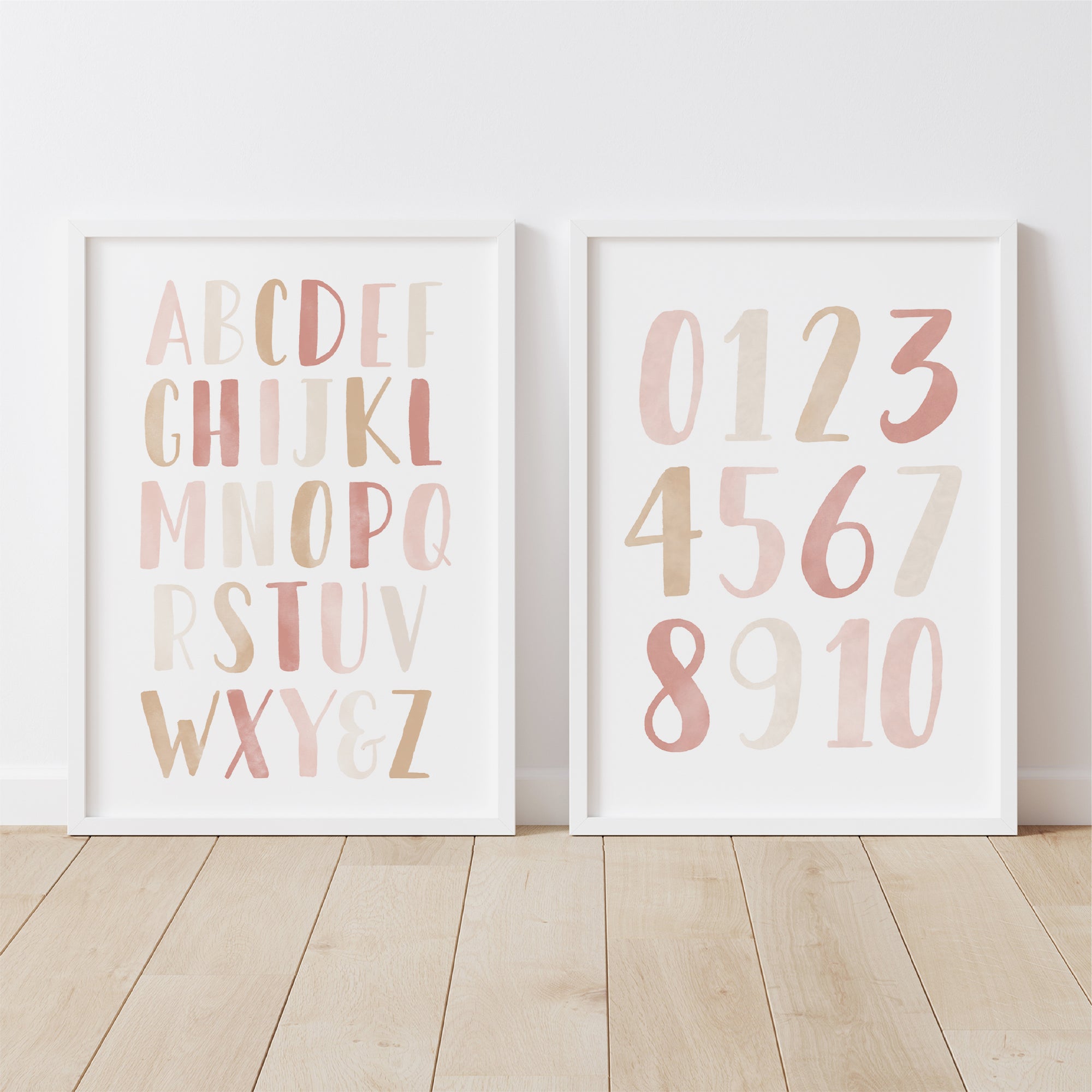 Alphabet & Numbers Posters