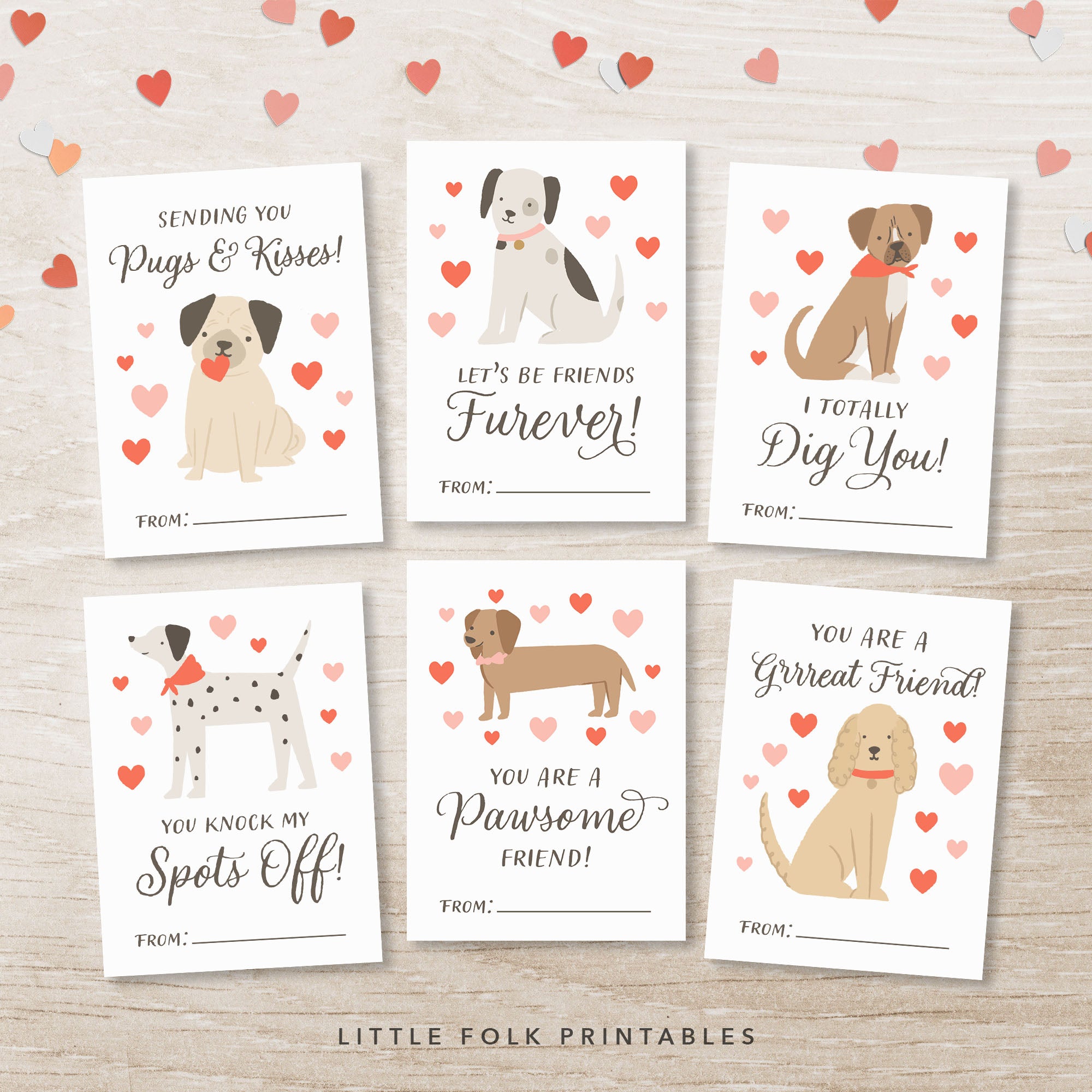 Dog Valentine's Cards