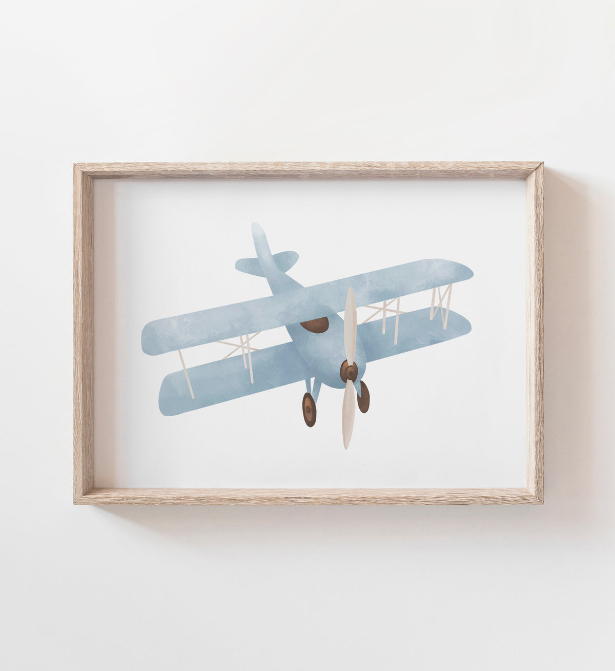 Blue Vintage Transportation Vehicles - 6 Print Bundle