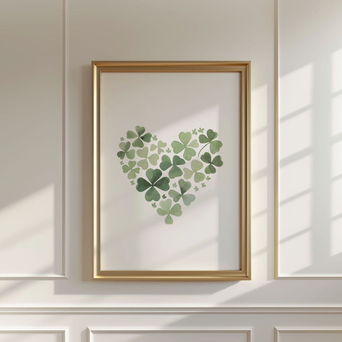 Clover Heart Print