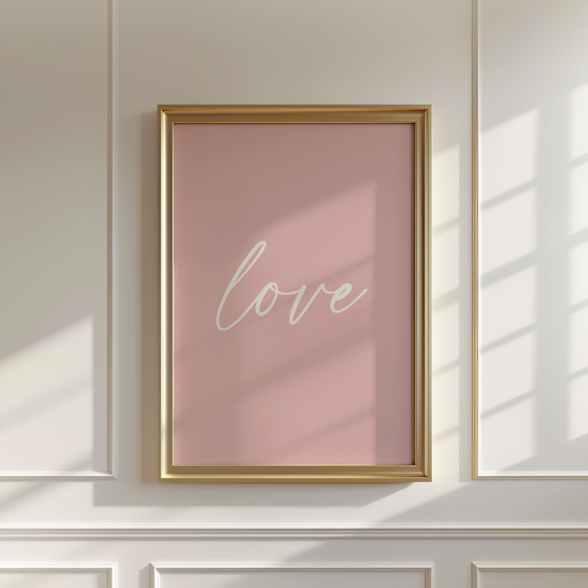 Pink Love Print