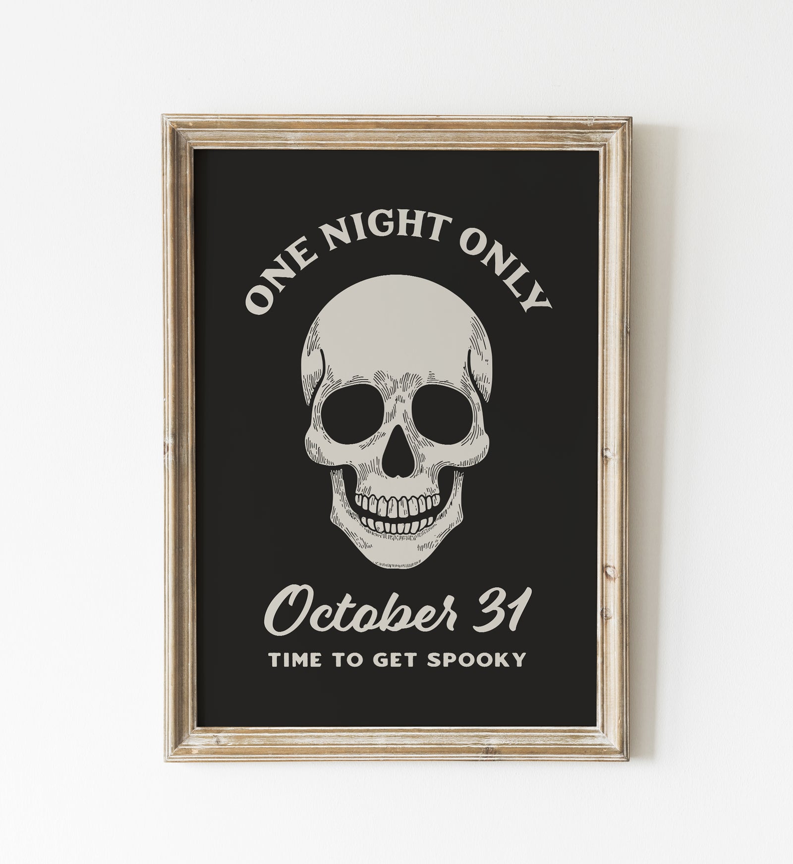 One Night Only Halloween Print