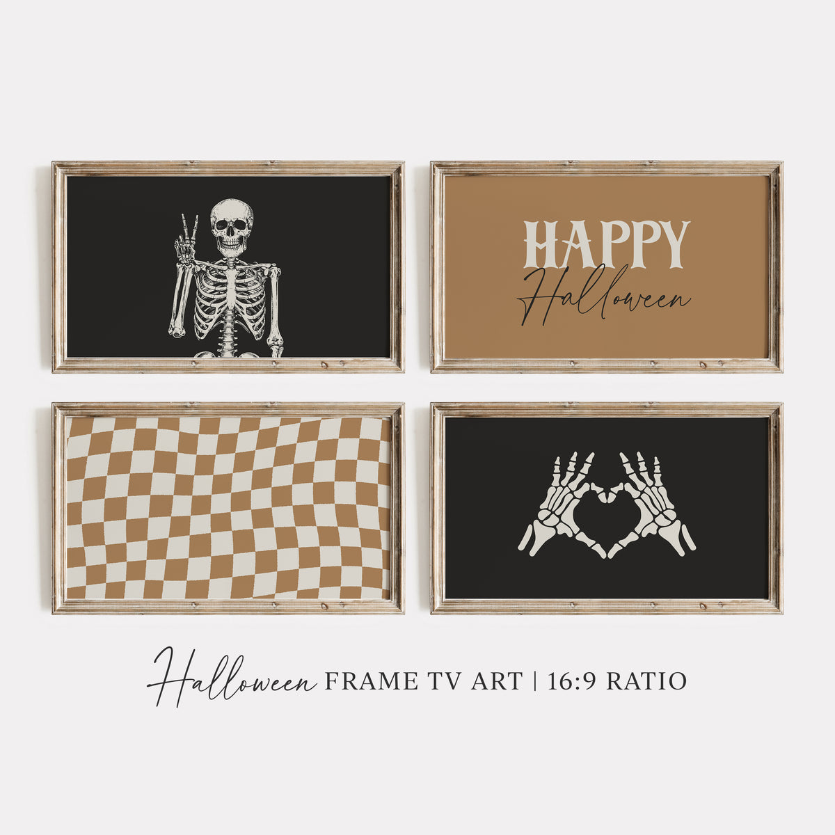 Halloween Frame TV Art Set of 4