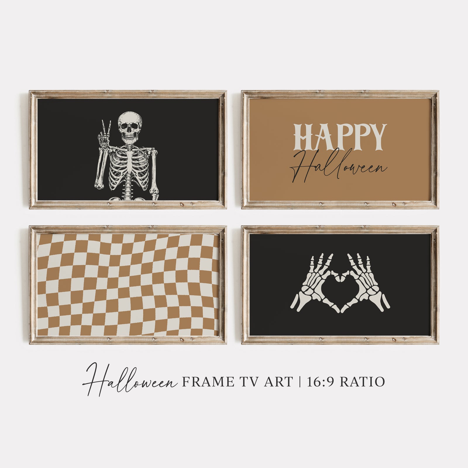 Halloween Frame TV Art Set of 4