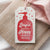 Red Soap Valentine's Rectangle Tag Template