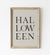 Halloween Typography Print
