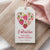 Strawberry Heart Valentine's Tag Template