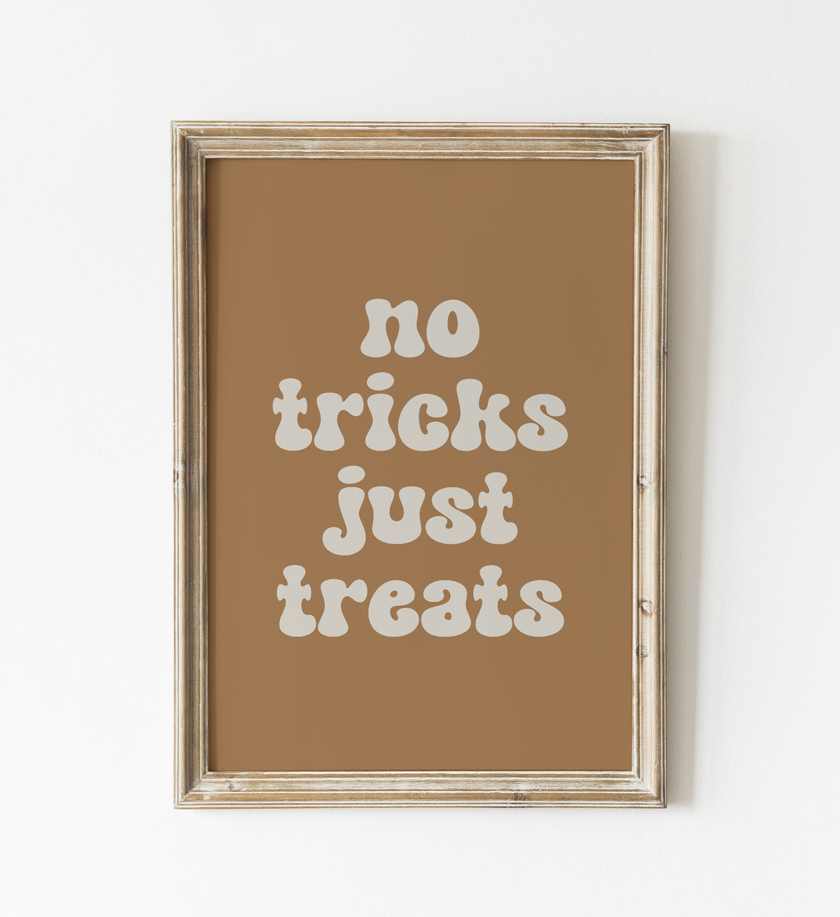 No Tricks Just Treats Print