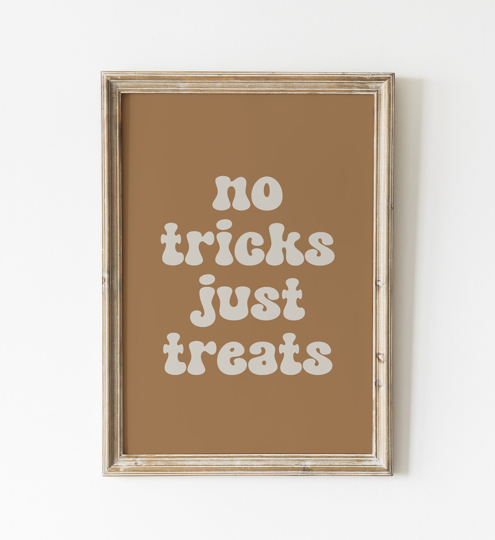 No Tricks Just Treats Print