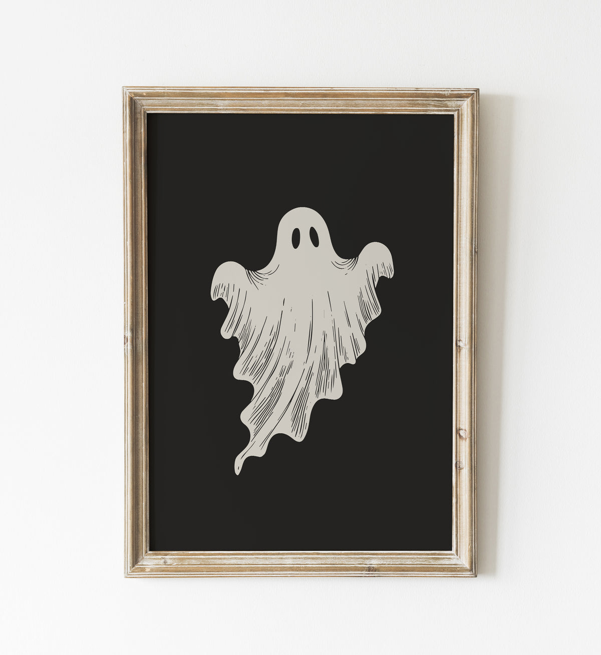 Retro Ghost Print