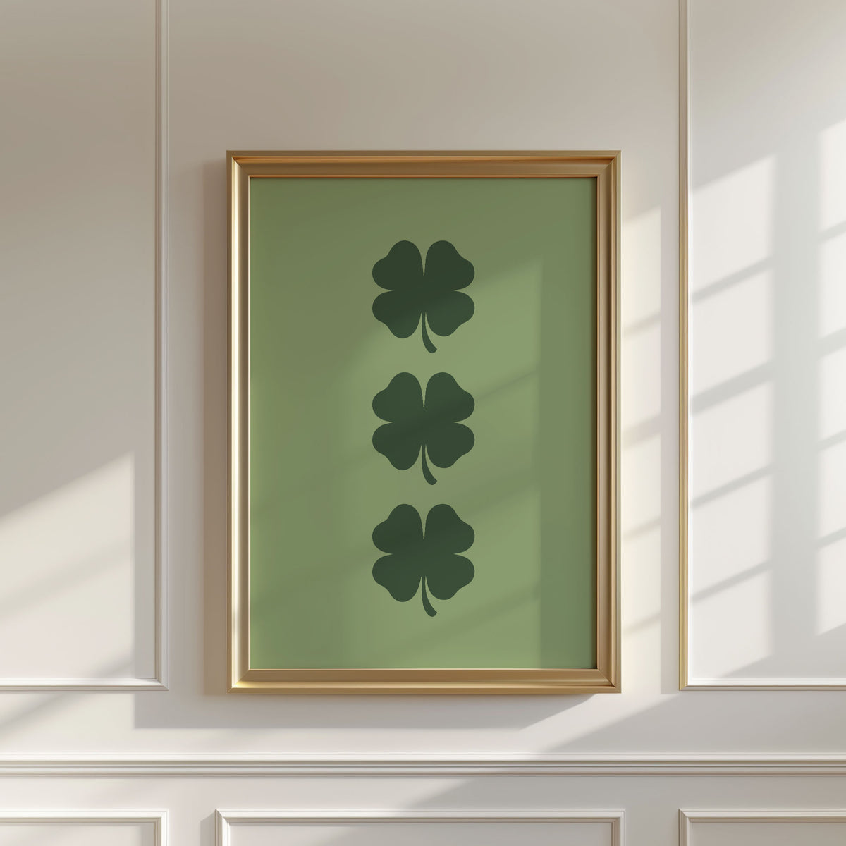 3 Clovers Print