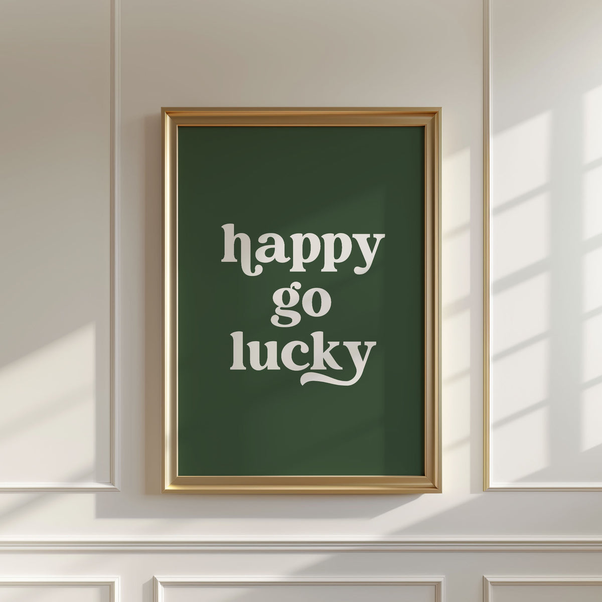 Happy Go Lucky Print