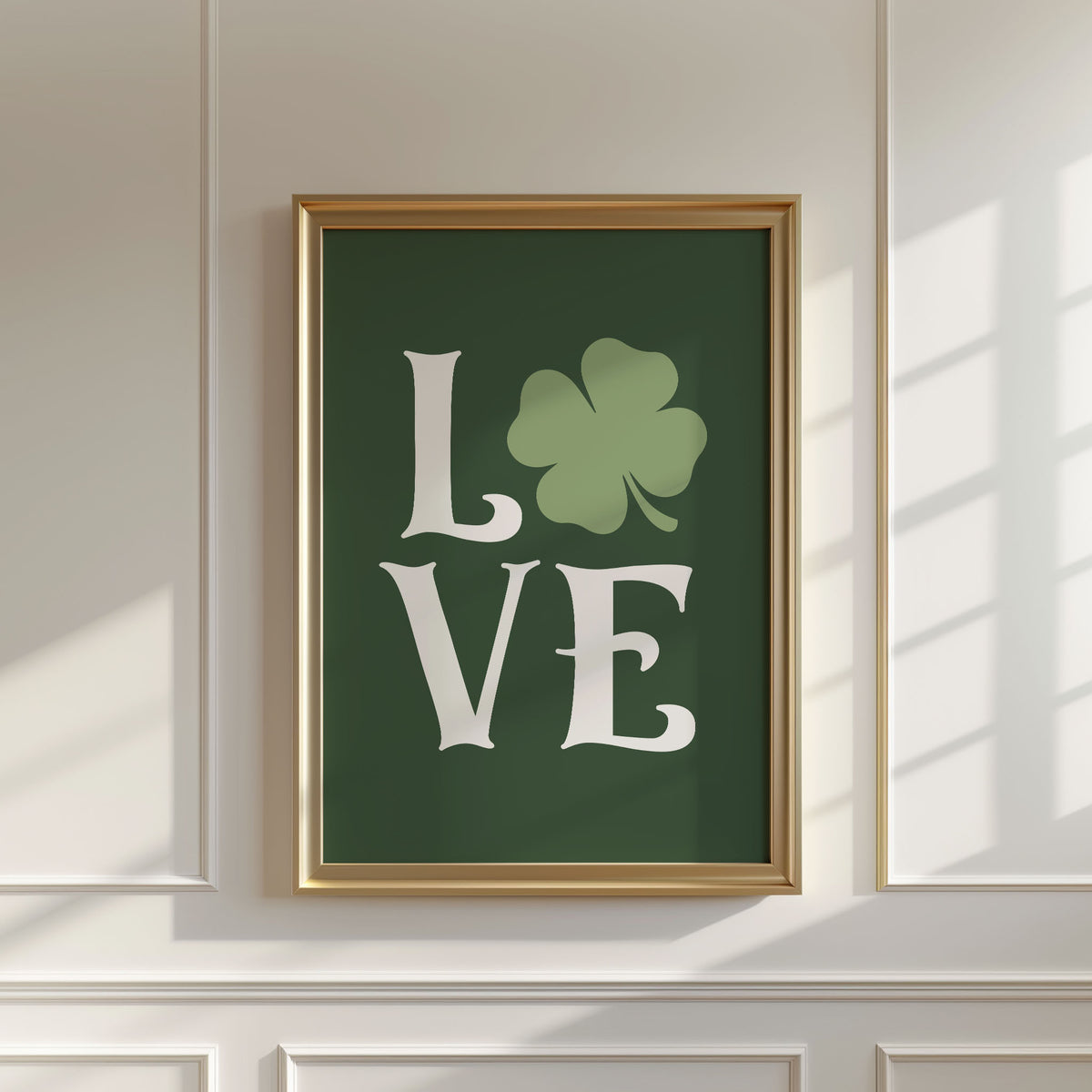 Love St. Patrick&#39;s Day Print