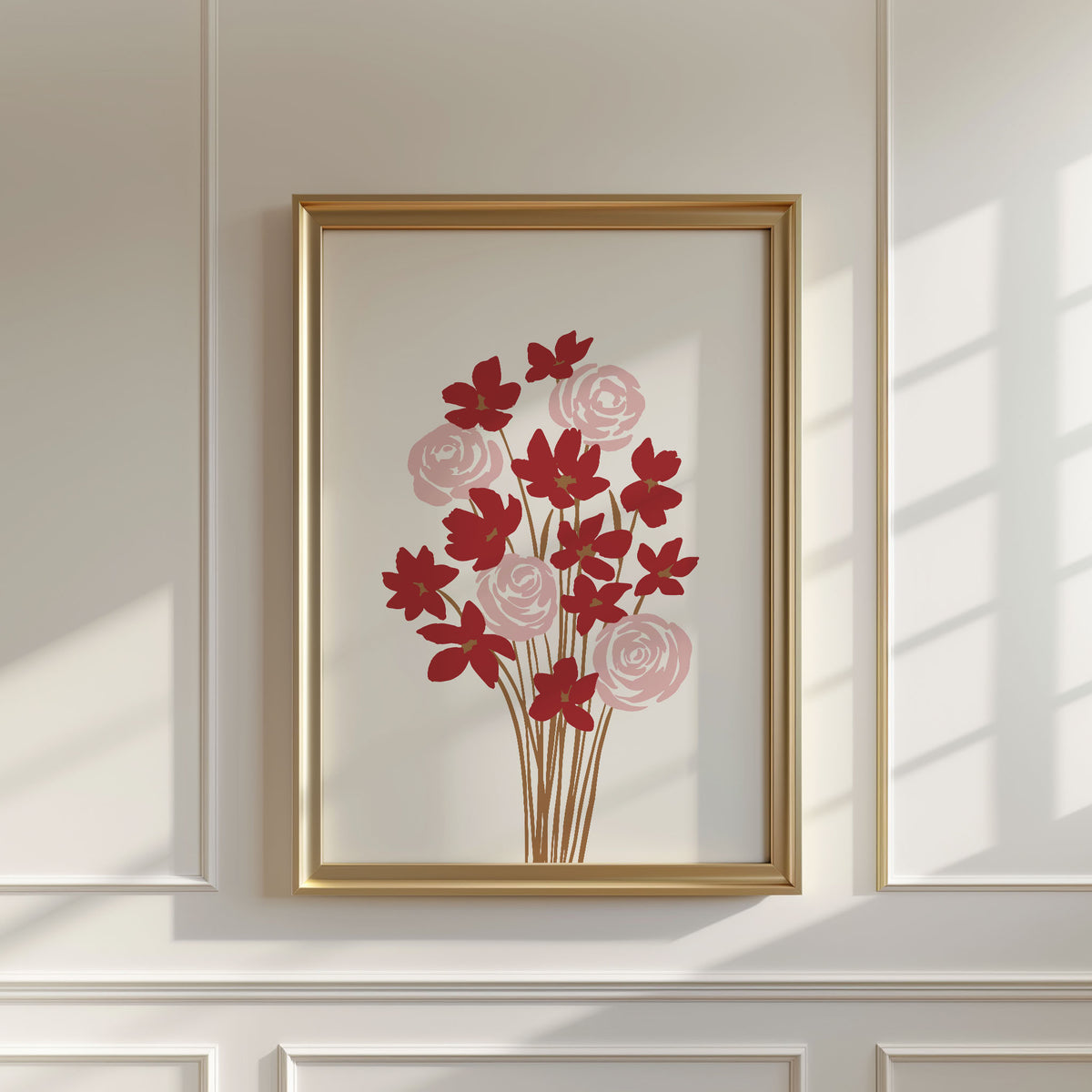 Valentine&#39;s Bouquet Print