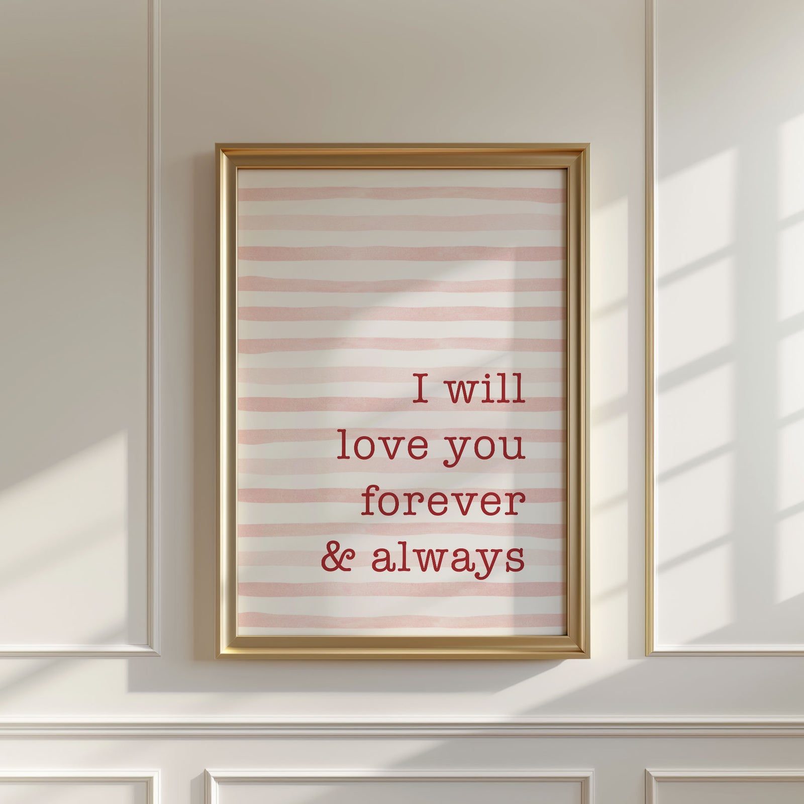 Forever and Always Print