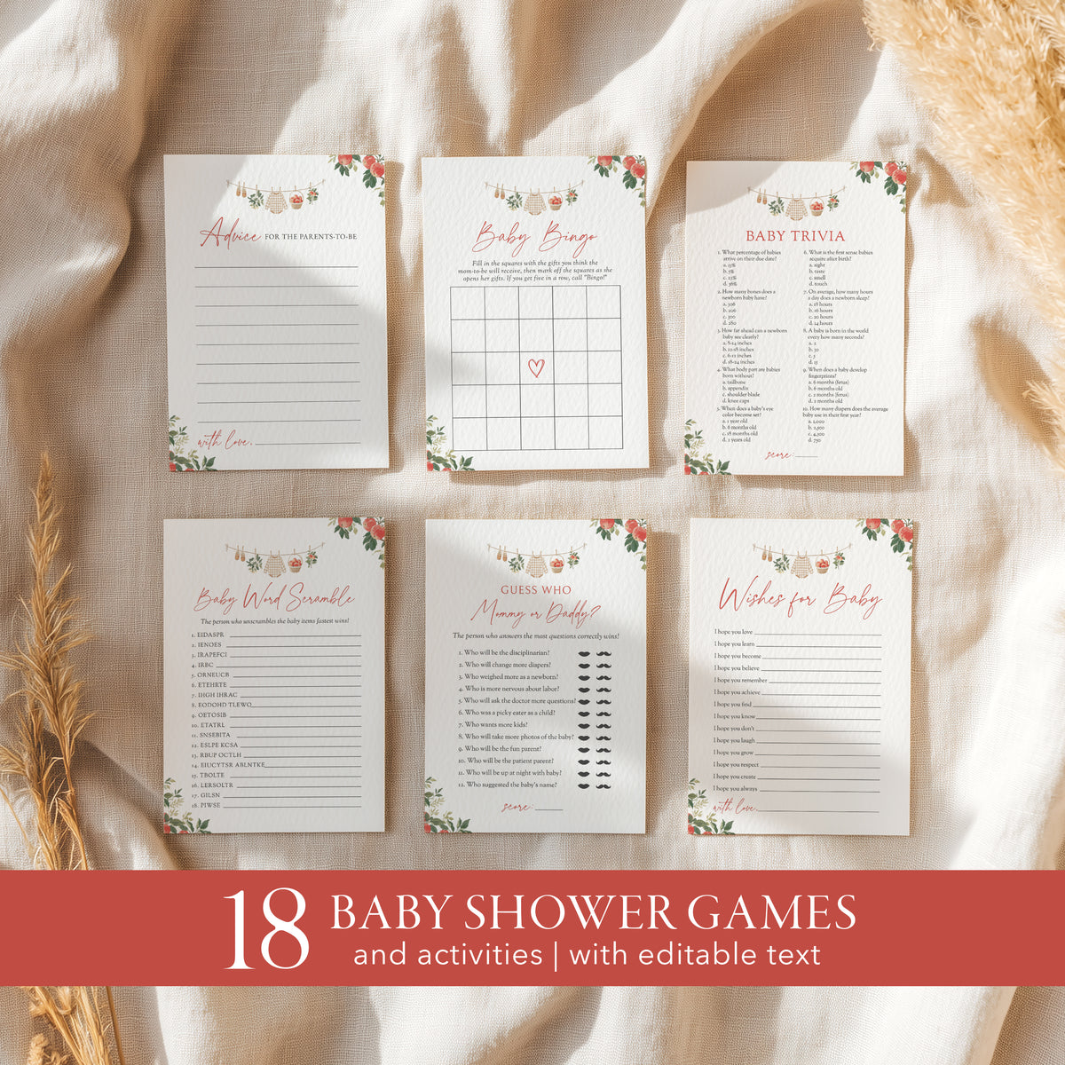 Apple Baby Shower Games