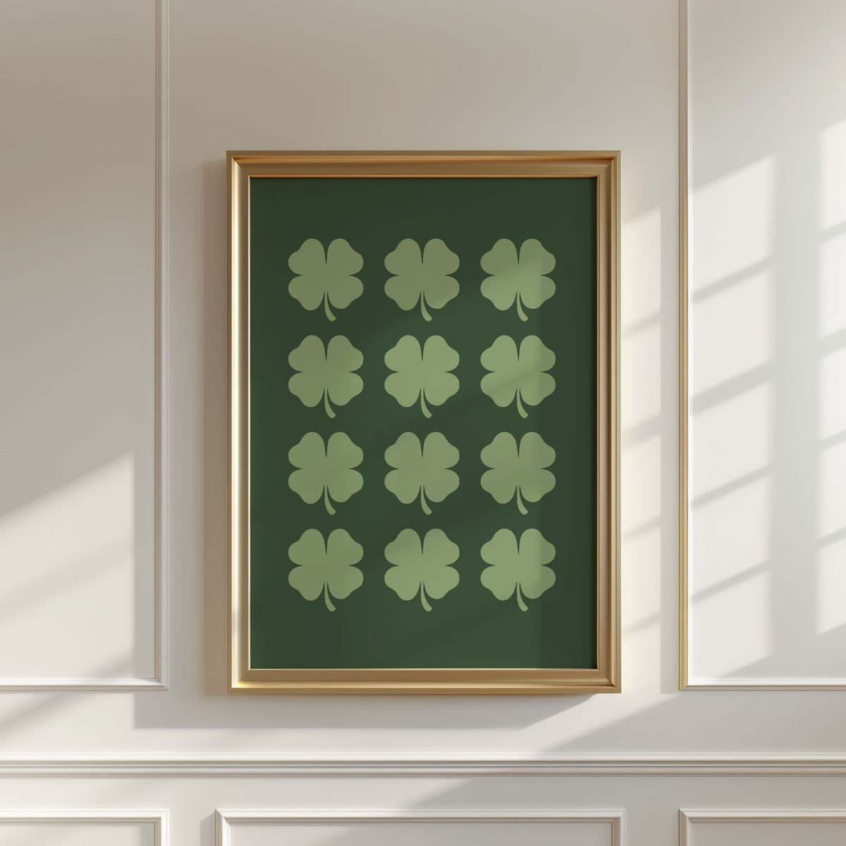 12 Clovers Print