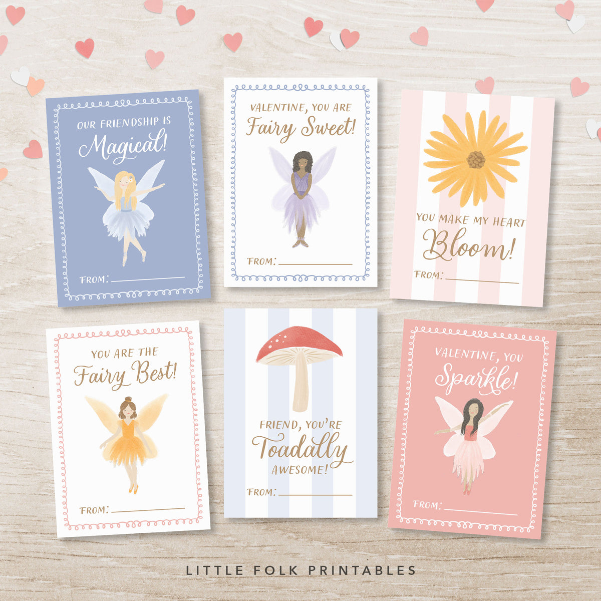 Fairy Valentine&#39;s Cards