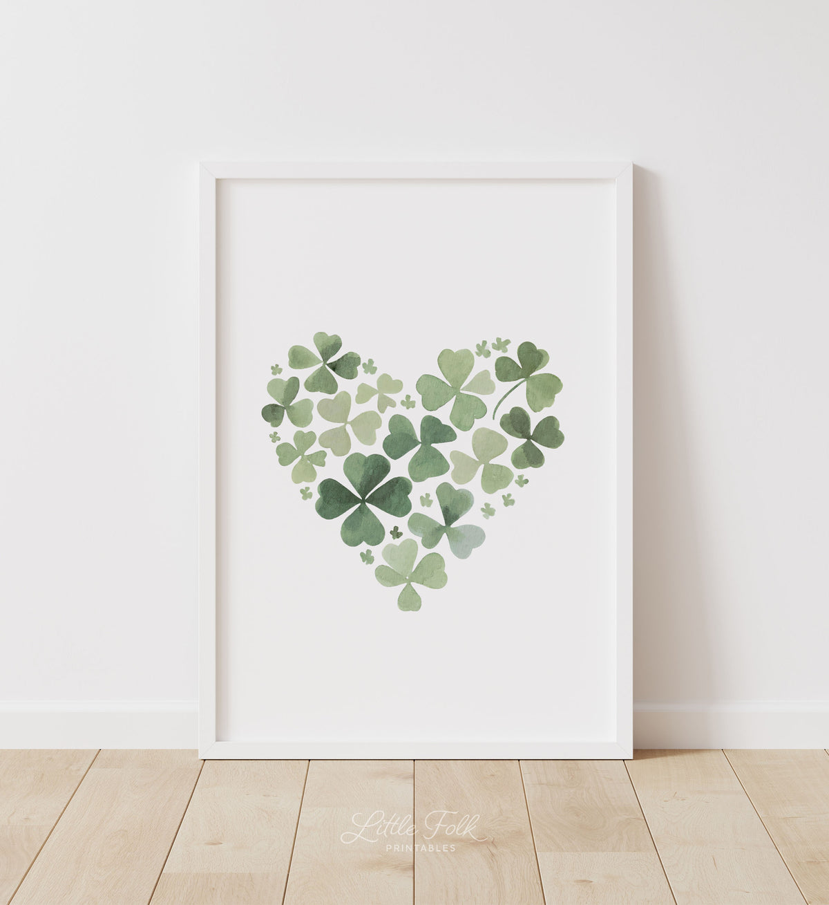 Clover Heart Print