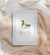 Blue Gingham Duck Duck Baby Shower Folded Thank You Card Template