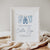 Blue Jean Baby Shower Custom Sign Template