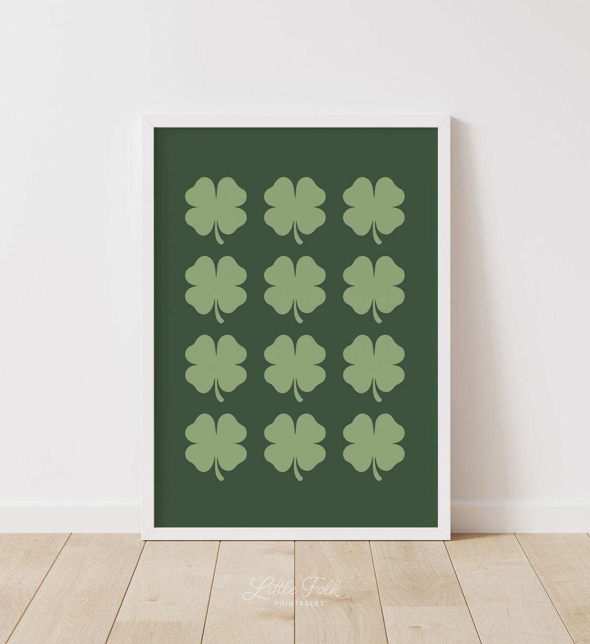 12 Clovers Print