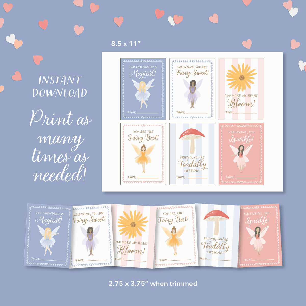 Fairy Valentine&#39;s Cards