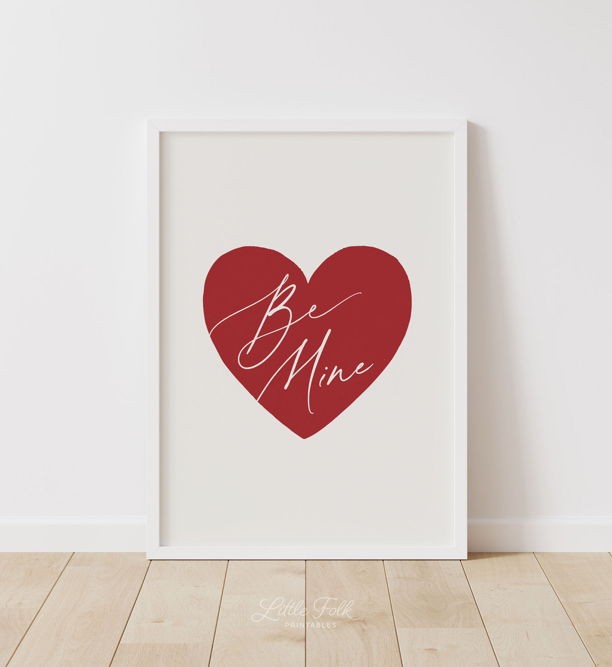 Be Mine Heart Print