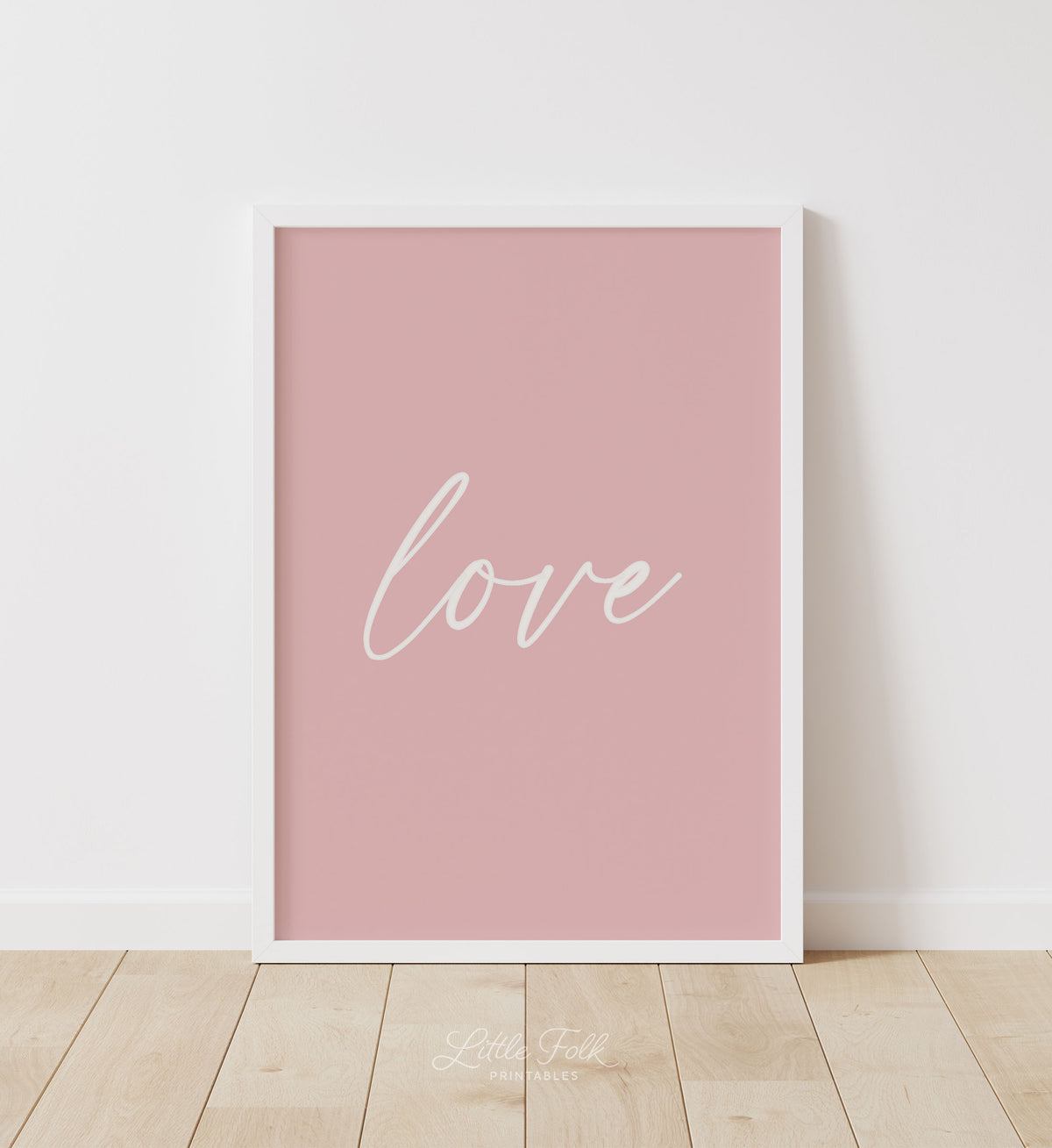 Pink Love Print