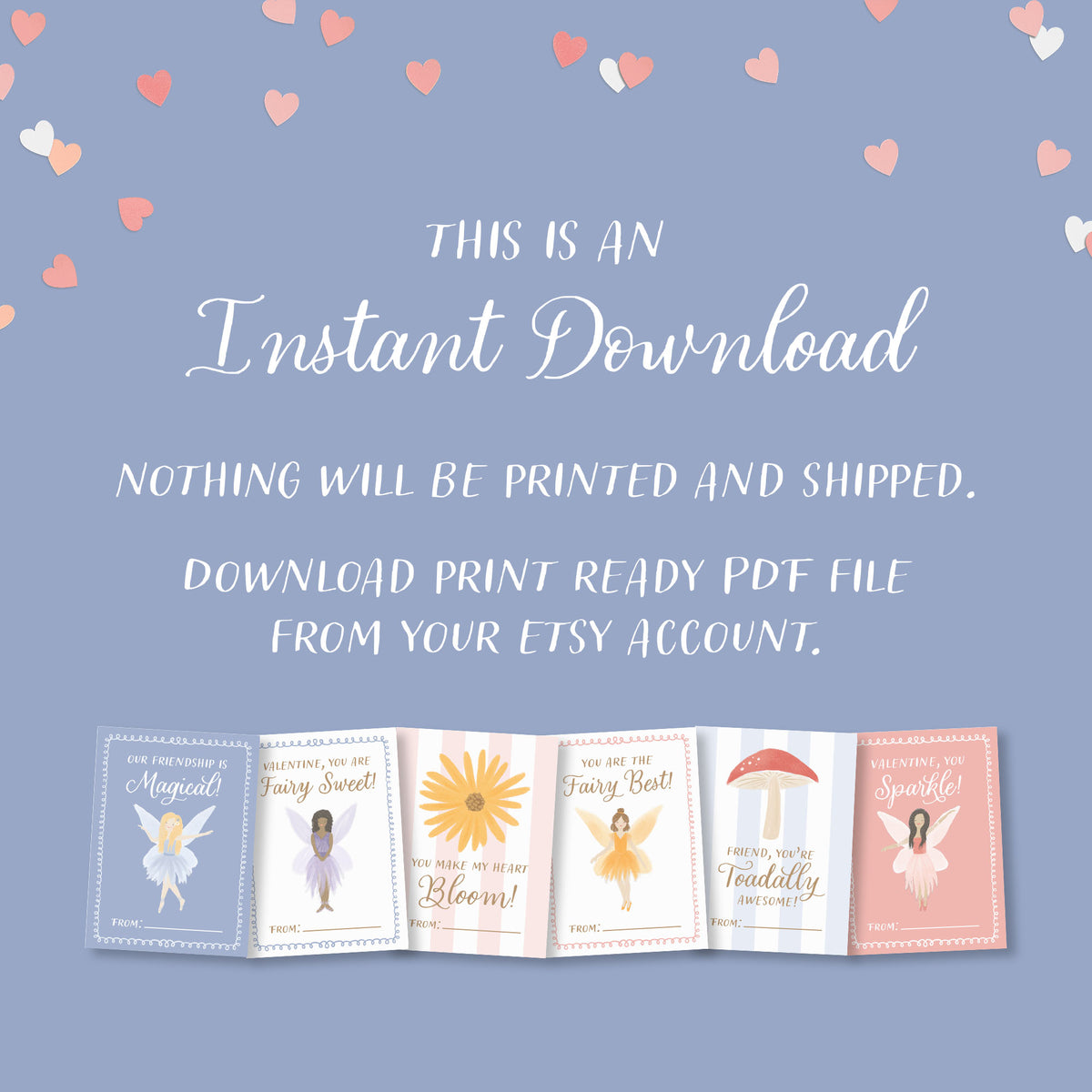 Fairy Valentine&#39;s Cards