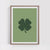 Four Leaf Clover Print