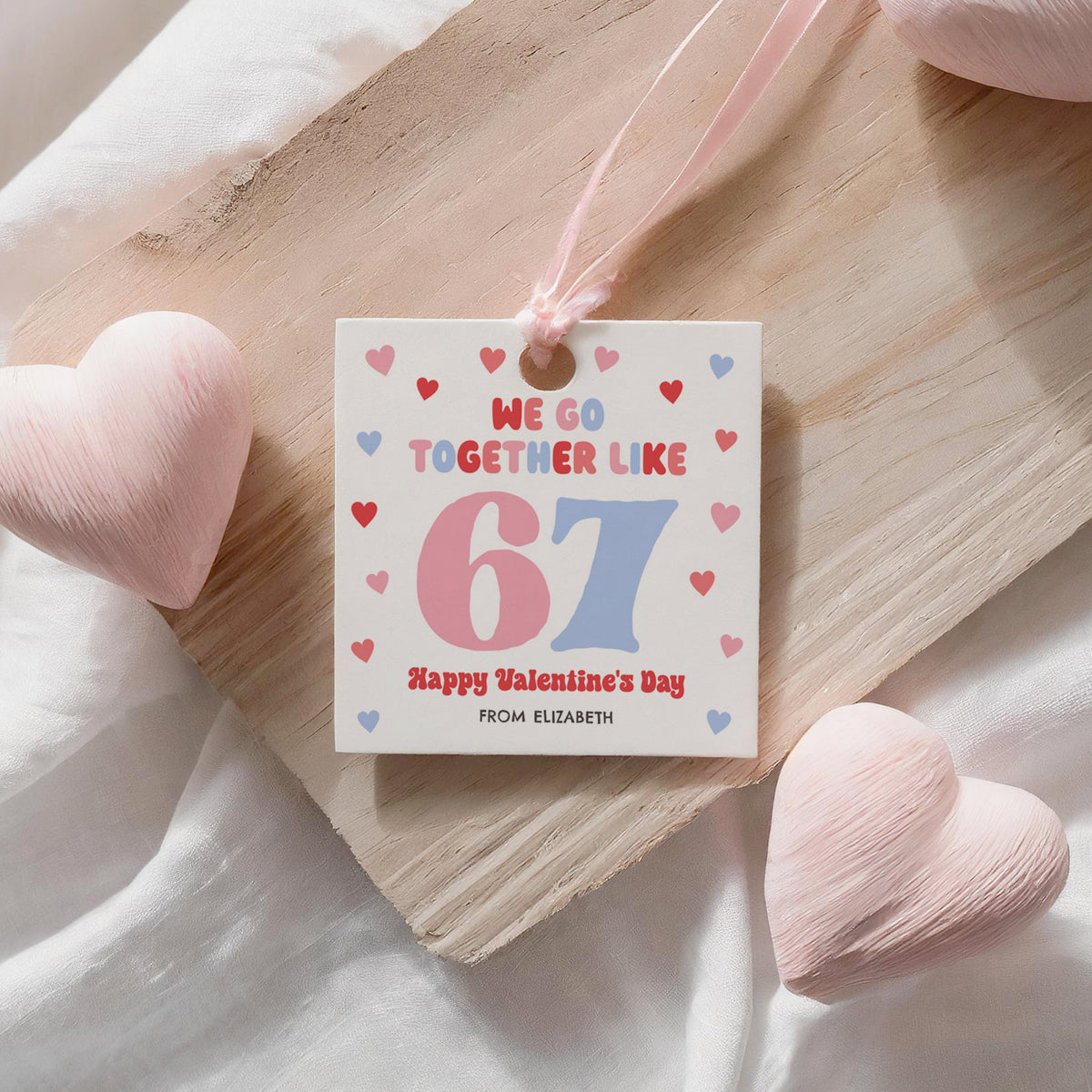 67 Slang Valentine's Tag Template