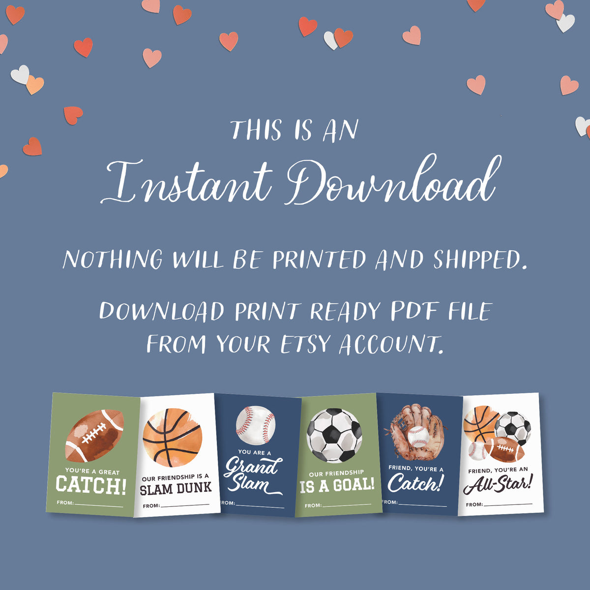 Sports Valentine&#39;s Cards