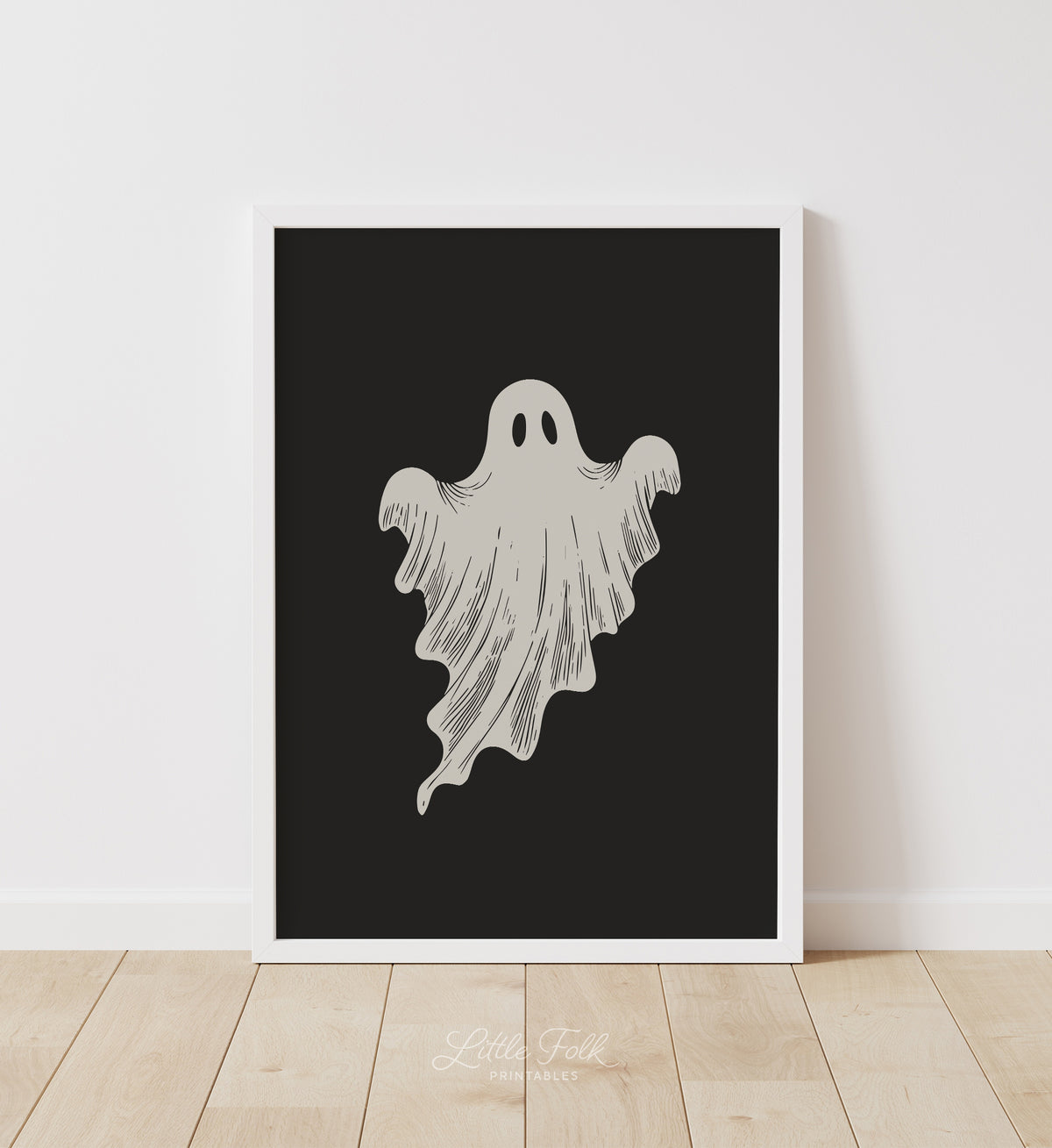 Retro Ghost Print