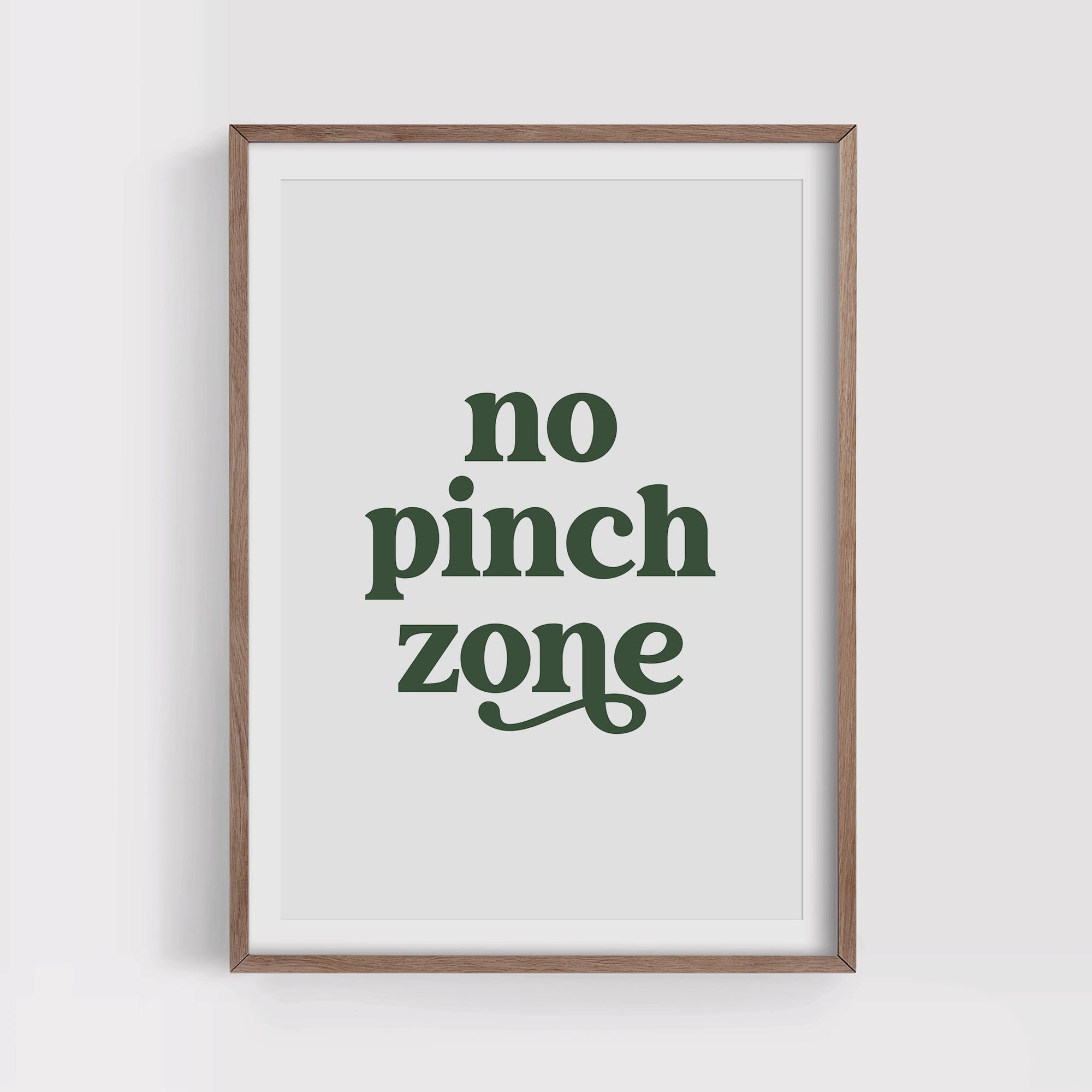 No Pinch Zone Print